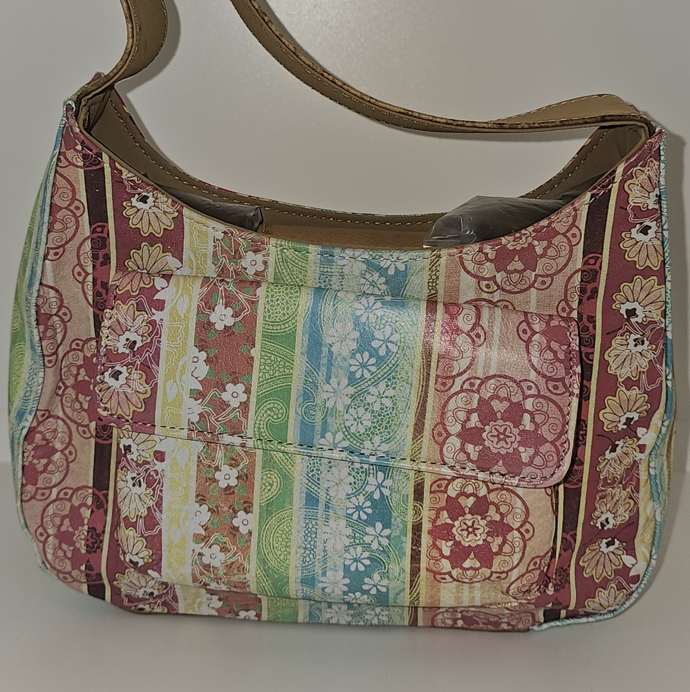 Fossil Floral Multicolor Shoulder Bag